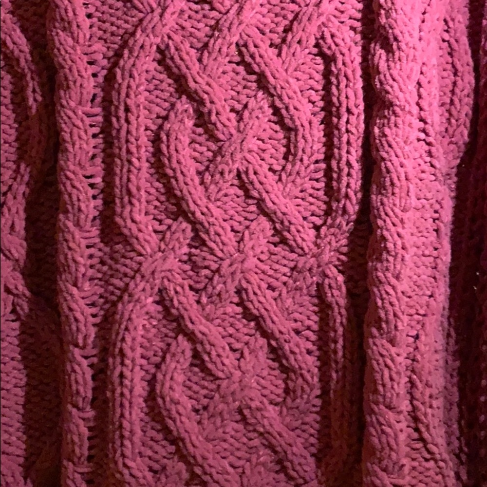 Crochet Cable Knit Sweater